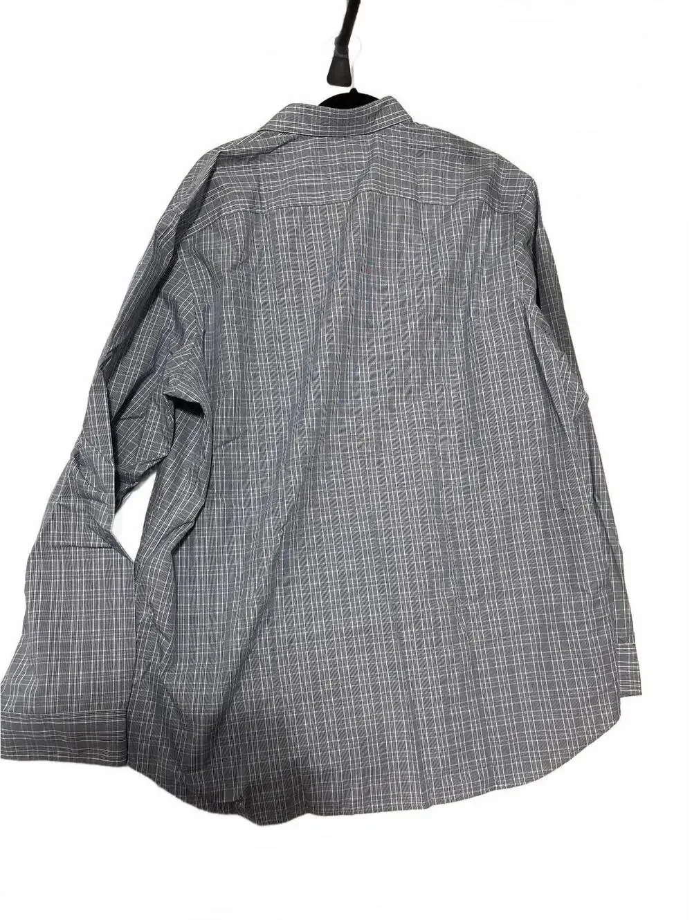 Banana Republic Non-Iron Slim Fit XXL Blue Plaid Button-Up Shirt